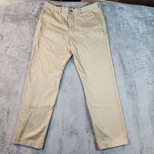 Nordstrom Mens‎ Shop Pants 32x32 Beige Straight Chino Khaki